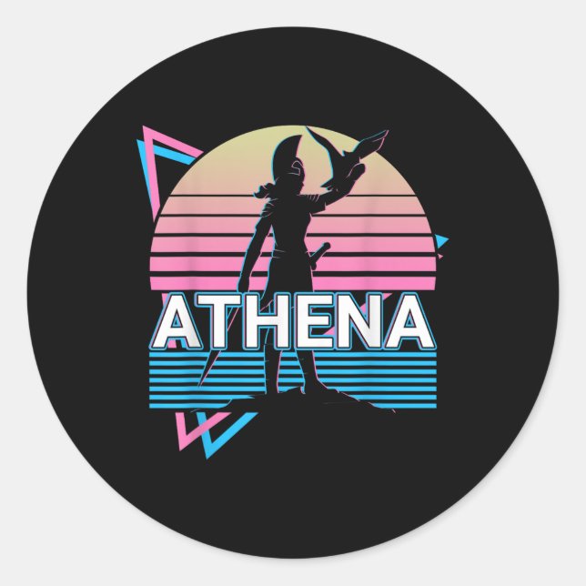 Adesivo Deusa Grega Athena Da Sabedoria E Guerra (Frente)