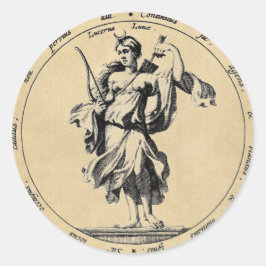 Adesivo Deusa Luna Moon