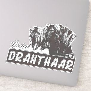 Adesivo Deutsch Drahthaar Sticker