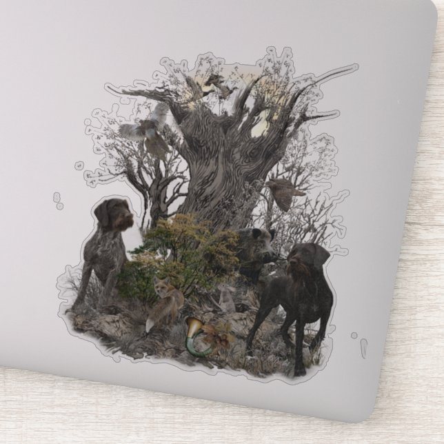 Adesivo Deutsch Drahthaar Sticker (Detalhe)