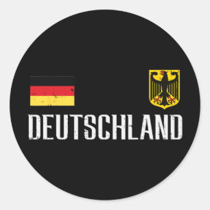 Adesivo Deutschland Alemanha Bandeira Futebol Fã Homens Mu