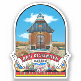 Adesivo Deutschland Bad Kissingen Vintage souvenir