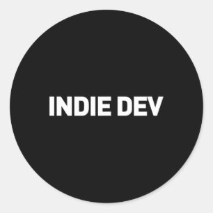 Adesivo Dev - Desenvolvedor de Jogos Indie