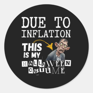 Adesivo Devido À Inflação, Este É O Meu Zombie De Hallowee