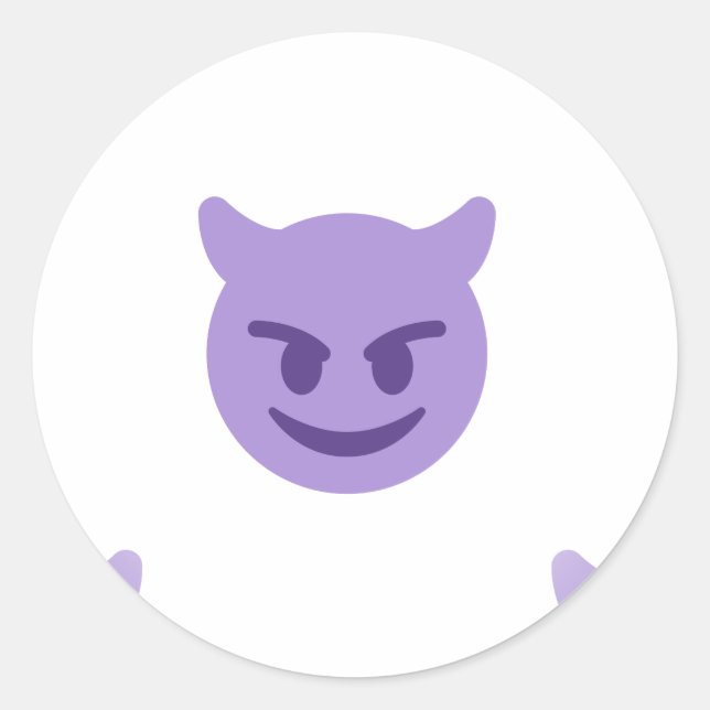 Adesivo devil emoji (Frente)