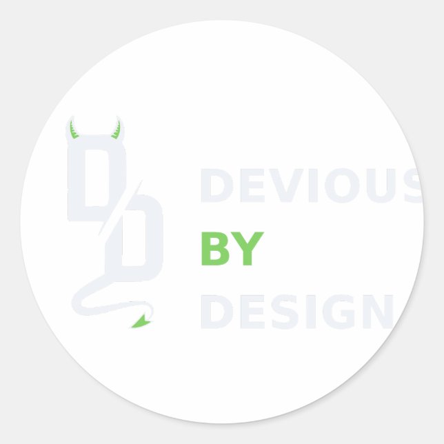 Adesivo Devious by Design (Frente)