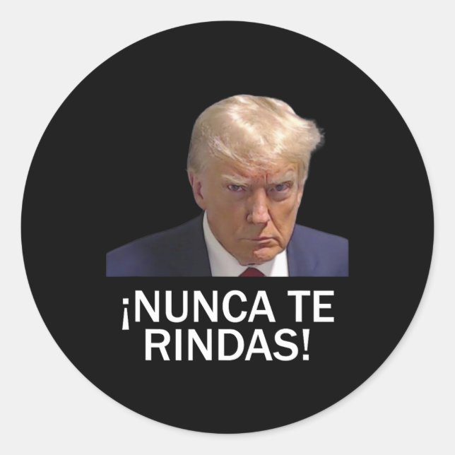 Adesivo Devolução Trump agosto de 2023 (Frente)