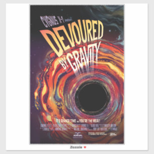 Adesivo Devolvido Por Gravidade Halloween Hole Black Horro