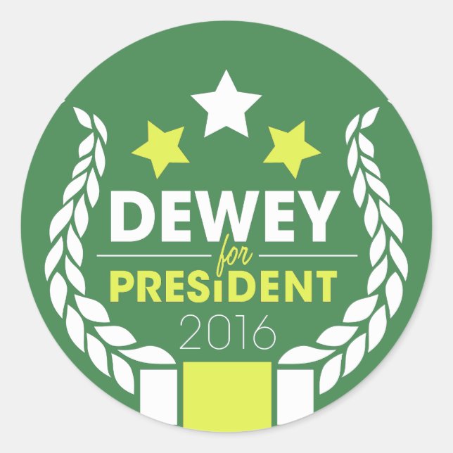 Adesivo Dewey Stickers (Frente)