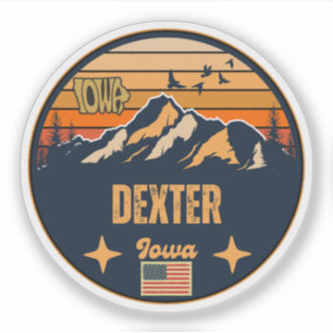 Adesivo Dexter, Iowa, Estados Unidos