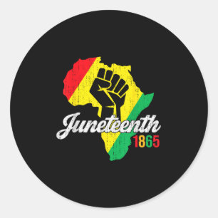 Adesivo Dezembro 19 de junho de 1865 Liberdade Africano Ne