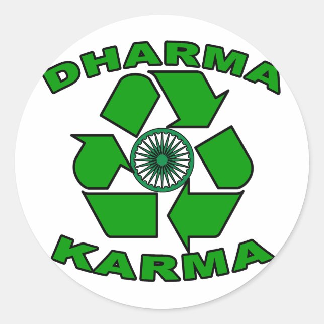 Adesivo Dharma Karma Eco Design (Frente)