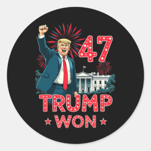Adesivo Dia 2 da Inauguração do 47º Presidente Donald Trum