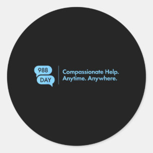 Adesivo Dia 988 - Prevenção de Suporte 9_8 Dia 988