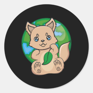 Adesivo Dia a dia Dingo Ama o Dia Mundial da Terra Recicla