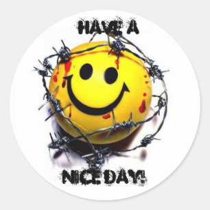 Adesivo dia agradável - novo, tenha A, dia agradável!