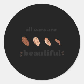 Adesivo Dia da Consciência da Microtia 9 de novembro 9 Com