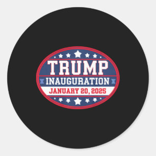Adesivo Dia da Inauguração de Donald Trump 2025