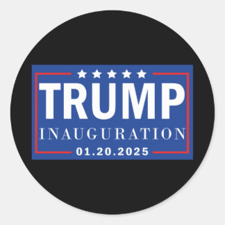 Adesivo Dia da Inauguração do Presidente Trump Janeiro de