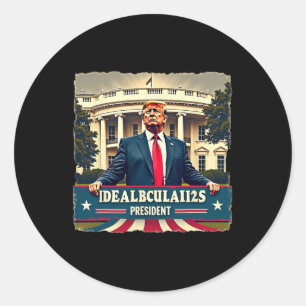 Adesivo Dia da Inauguração Presidente Donald Trump 2025 Me