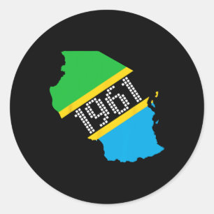 Adesivo Dia da Independência da Tanzânia