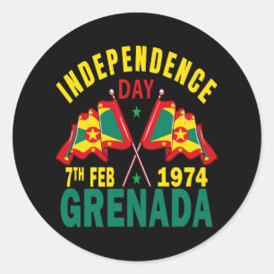 Adesivo Dia da Independência de Granada