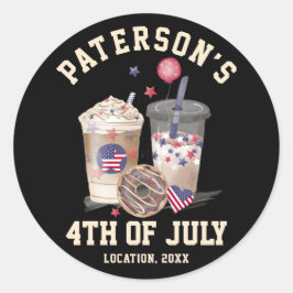 Adesivo Dia da Independência do Partido Sindicato da Famíl