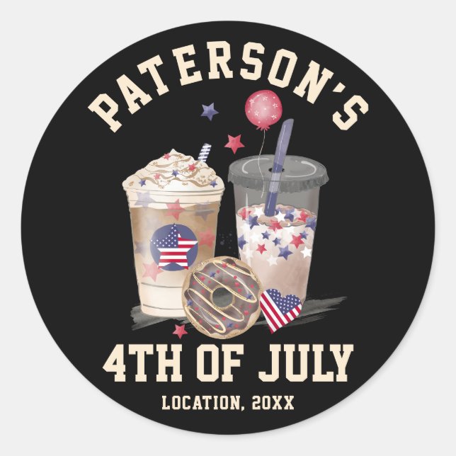 Adesivo Dia da Independência do Partido Sindicato da Famíl (Frente)