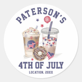 Adesivo Dia da Independência do Partido Sindicato da Famíl