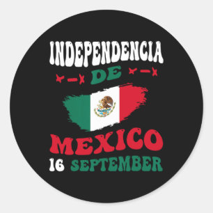Adesivo Dia da Independência Mexicana do Orgulho da Bandei