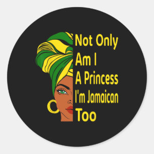 Adesivo Dia da Independência Orgulhosa Mulheres jamaicanas