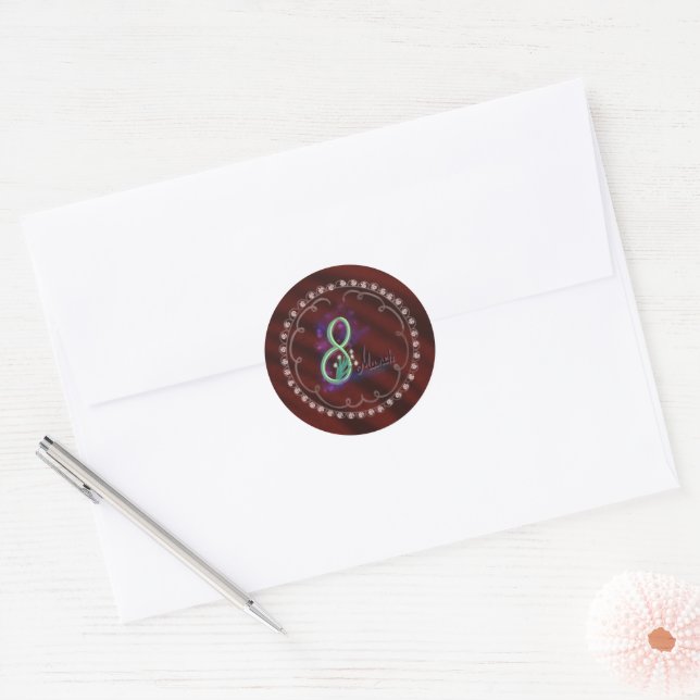 Adesivo Dia da Mulher (Envelope)