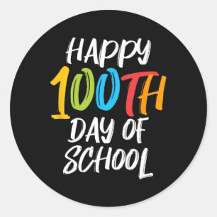 Adesivo Dia Da Professora Meninas Meninas Feliz 100 Da