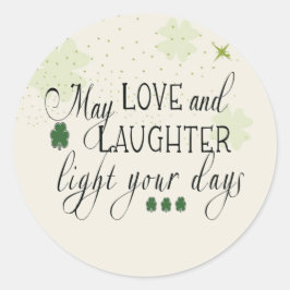 Adesivo Dia da rua - Irlandês Bênção dos Camarões Verdes