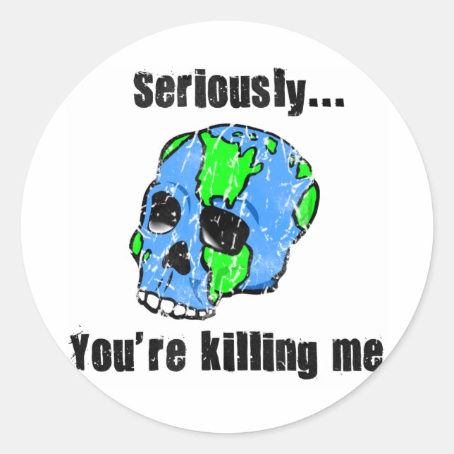 Adesivo Dia da Terra (Frente)