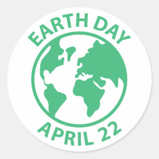 Adesivo Dia da Terra, 22 de abril