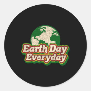 Adesivo Dia da Terra 51º Aniversário Planeta Cuta Te