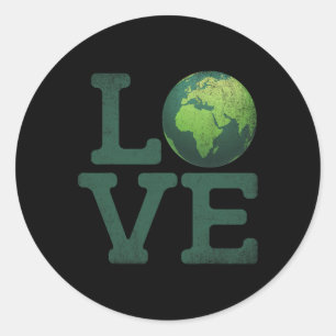 Adesivo Dia da Terra Amor Camisa Homens Mulheres Crianças