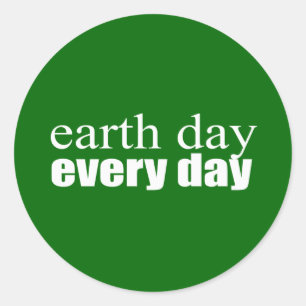 Adesivo Dia da Terra cada dia
