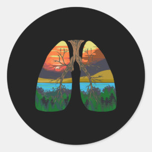Adesivo Dia da Terra Dão à Natureza Ambiental