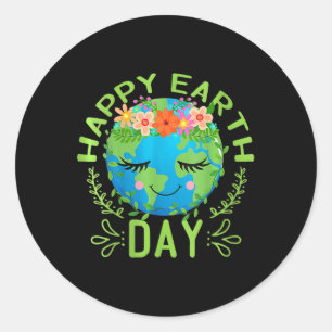 Adesivo Dia da Terra Engraçado Citação da Terra Feliz Dia