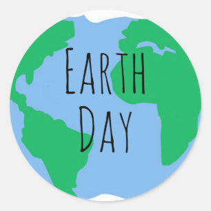 Adesivo Dia da Terra - Meio Ambiente