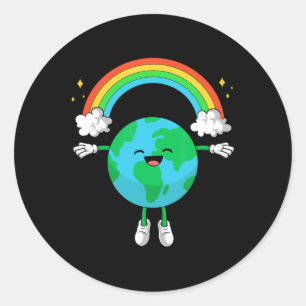 Adesivo Dia da Terra Mulheres Homens Feliz Dia da Terra Ír
