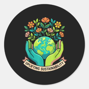 Adesivo Dia da Terra natureza amor ecológico ambiental