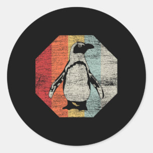 Adesivo Dia da Terra Oferece Pinguim Cute Animal