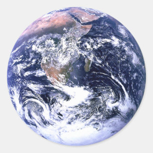 Adesivo Dia da Terra os presentes de Zazzle do MUSEU