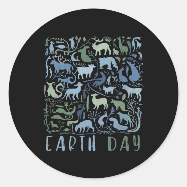 Adesivo Dia da Terra para Crianças (Frente)