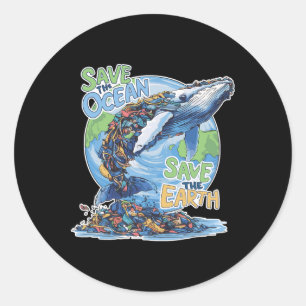 Adesivo Dia da Terra Salva Planeta Humpck Reciclar de Bale