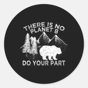 Adesivo Dia Da Terra Salvar O Planeta Não Há Planeta B Shi