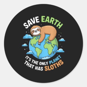 Adesivo Dia da Terra salve a Terra o único planeta que tem